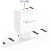 Lucatech Microsoft Surface Laptop 3 / Surface 4 / Surface 5 Uyumlu 45W Hızlı Şarj Adaptörü - Beyaz