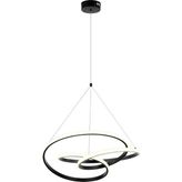 Lucea Capilla 69 W 3000 K Siyah Led Avize