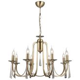LUCEA DIAMOND 8'li Antik Lak Avize 8XE14