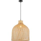 Lucea Endesa 11 Bamboo Tekli Avize 40cm - Bej
