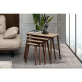 LUCİ 4LÜ MDF AHŞAP ZİGON SEHPA - MEŞE
