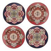 Lucky Art Etro Bone 4’lü 27 cm Servis Tabağı Seti