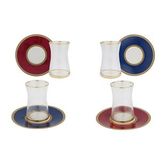 Lucky Art Lucinda Bone 6Lı Çay Bardağı