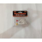 Lucky John Renaitbaits Micro Worm Lrf Silikon Yem Seti - Beyaz