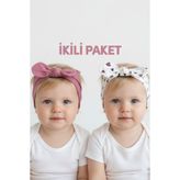 LUESS Kız Çocuk 2 li Saç Bandı