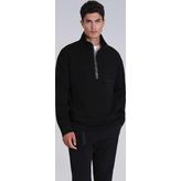 Lufian 112030142 Siyah Howe Erkek Sweatshirt