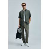 Lufian Bert Erkek Basic Gömlek Comfort Fit Haki
