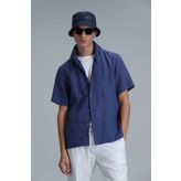 Lufian Bert Erkek Basic Gömlek Comfort Fit Saks