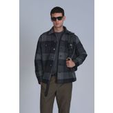 Lufian Broken Erkek Basic Gömlek Slim Fit Siyah