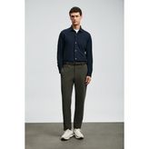Lufian Carl Erkek Basic Gömlek Regular Fit 112010668-26K - Lacivert