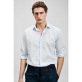 Lufian Chrıs Erkek Basic Gömlek Regular Fit Mavi - 2XL