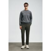 Lufian Cooper Erkek Sweatshirt Koyu Gri