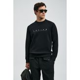 Lufian Cooper Erkek Sweatshirt Siyah