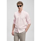Lufian Daniel Erkek Pembe Regular Fit Gömlek (111010677) - S