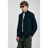 Lufian Drew Erkek Basic Gömlek Regular Fit Lacivert - XL