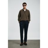Lufian Drew Erkek Basic Gömlek Regular Fit - XL - Haki