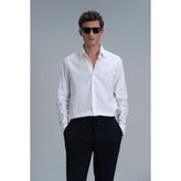 Lufian Emir Erkek Basic Gömlek Comfort Slim Fit Beyaz