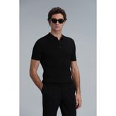 Lufian Eze Erkek Kazak Siyah - XS