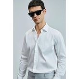 Lufian Farem Erkek Basic Gömlek Regular Fit Beyaz - XS