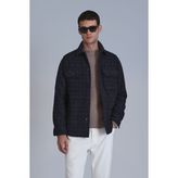 Lufian Focus Erkek Basic Gömlek Slim Fit Antrasit - XS