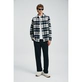 Lufian Kor Erkek Basic Gömlek Regular Fit Lacivert - XS