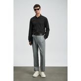 Lufian Mex Erkek Basic Gömlek Regular Fit Siyah - XS