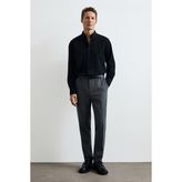 Lufian Miles Erkek Basic Gömlek Regular Fit Siyah - XL