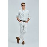 Lufian Nıcer Erkek Basic Gömlek Regular Fit - Yeşil - XS