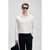 Lufian Orland Erkek Basic Gömlek Regular Fit Beyaz - XS