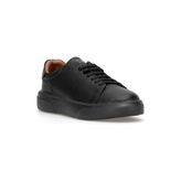 Lufian Tommy 111230187 Siyah Deri Sneaker Erkek Günlük Ayakkabı