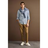 Lufian Woner Erkek Basic Gömlek Regular Fit Mavi - XL