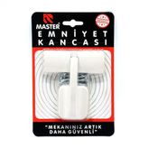 Lüks Emniyet Kancası Beyaz