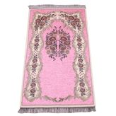 Lüks Gülce Şönil Seccade - 0260 - Pembe Renk