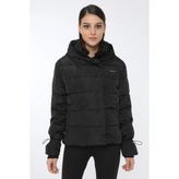 Lumberjack Karina Coat Short Buffer Kadın Şişme Mont Siyah v1