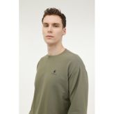 Lumberjack SN75 Haki Basic Erkek Sweatshirt