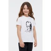 Lumberjack Ul 11ATA01 4fx Beyaz Unisex Çocuk Kısa Kol T-Shirt - 7 - 8 Yaş