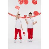Lumberjack UL 12ATA02 4FX Beyaz Unisex Çocuk Kısa Kol T-Shirt - 7 - 8 Yaş