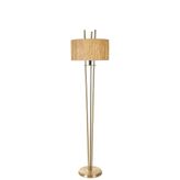 Lumexx Belen Eskıtme Lambader Sılındır Bambu 07 Abajurlu