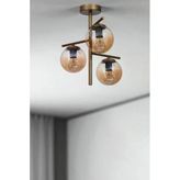 Lumexx Terra 3 Lü Eskitme Bal Camli Plafonyer Avize