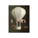 Lumiere Balon Avize - Kahverengi - Krem