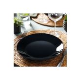 luminarc Arcopal 6' Lı Zelıe 26 cm Servis Tabak Siyah