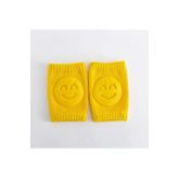 Luna Design Smiley Desenli Yumuşak Dayanıklı Emekleme Dizliği 0-1 Yaş Bebekler için Diz Koruyucu Set (1 Çift)