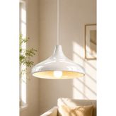 Luna Lighting Apollo Beyaz Renk Rustik Tekli Avize Sarkıt Salon Mutfak Oturma Odası Avize