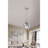 Luna Lighting Modern LED Avize Ledli Avize - Krom - 1