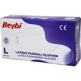 Lunaev Beybi L Pudralı Muayene Eldiveni 100LÜ
