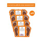 LUPİX ÇORAP TİPİ AYAK PEELİNG MASKESİ 4'LÜ