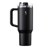 Lurch 240978 Big Cup 1.2 lt Mat Siyah Paslanmaz Çelik Termos