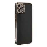 Lutesya iPhone 12 Pro Kılıf Volet Silikon - Siyah