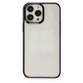 Lutesya iPhone 13 Pro Max Kılıf Element Silikon - Siyah