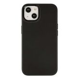 Lutesya iPhone 14 Plus Kılıf Asya Deri Silikon - Siyah